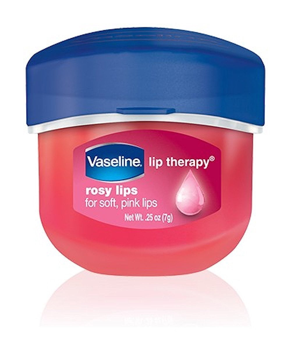 Pack of (12) Vaseline Lip Therapy Lip Balm Mini, Rosy, 0.25 oz