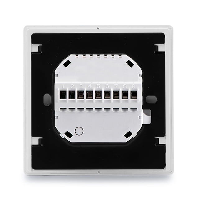 Central AC Thermostat, Thin Control Panel, User Friendly Control, Supports WiFi Air Conditioner Thermostat, 5+2 Days 6 Periods Programmable, Central Air Conditioning Temperature