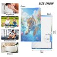 thumbnail image 3 of BZSMCE Face Towel Hand Towel Bath Towel Cotton Bath Towel Sets Hand Bath Towels Fashion Tigers in Floral Waters Pattern, 3 of 8