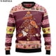thumbnail image 3 of Suéteres de punto feos de Navidad con forma de hombre de jengibre, muérdeme, para Halloween, regalo de Navidad, para parejas, fiestas, unisex, informales, 2, 3 of 5