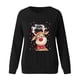thumbnail image 4 of Sudadera de manga larga con estampado de Navidad con cuello redondo para mujer, blusa informal, Tops Pompotops gfhjh3711, 4 of 4