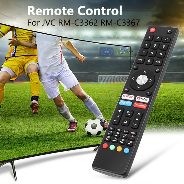 Télécommande Smart TV pour CHIQ, Télécommande LED, Contrôleur, JVC