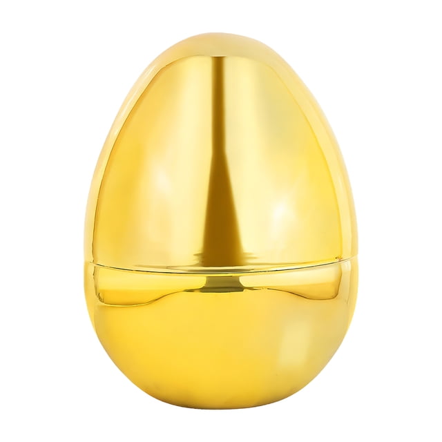 Huevos de Pascua de Plástico Lleno Huevo Galvanizado de Oro Grande 25cm, Llenador de Cesta Decorativo de la Parte Superior Abierta para la Fiesta de Pascua Y los Regalos