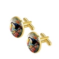 thumbnail image 2 of Toucan Men's Stainless Steel Cufflink Set for Formal Attire, Made of High-Quality Material, Suitable for All Occasions., 2 of 6
