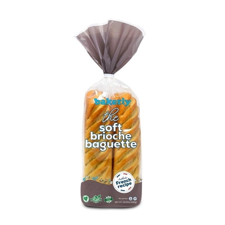 Bakerly Soft Brioche Baguette 4 Pack, 11.9 OZ, 7 Pack