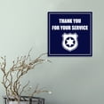 thumbnail image 4 of Square Plus Thank You For Your Service Wall or Door Sign | Police First Responders Appreciation Signage -Small, 4 of 8