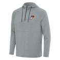 thumbnail image 2 of Men's Antigua Heather Gray Phoenix Mercury Spikes Raglan Quarter-Zip Hoodie, 2 of 3