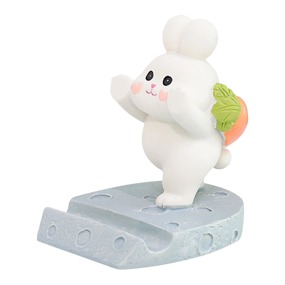 MasteelfCA Cartoon Rabbit Cell Phone Stand Cell Phone Stand Creative Desktop Phone Holder