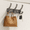 Gray, variant on Bxaolu Coat Rack Wall Mounted - 5 Hooks, Heavy Duty, Stainless Steel, Metal Coat Hook Rail for Coat Hat Towel Purse Robes Mudroom Bathroom Entryway, Black