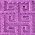 thumbnail image 1 of Ahgly Tapis d'Intérieur Lavable en Machine Carré Transitionnel Néon Rose Violet, 4 Pieds Carré, 1 of 7