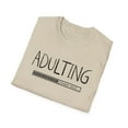 thumbnail image 5 of Adulting Please Wait, Gildan Unisex Softstyle T-Shirt, Graphic Tee, S-3XL, 5 of 6