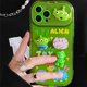 thumbnail image 4 of Funda para teléfono con cuerda, funda para teléfono Funda de silicona suave para teléfono con soporte Funda para teléfono con patrón de dibujos animados de alta capacidad, 4 of 6