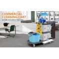 thumbnail image 7 of Kselythan Commercial Janitorial Cart, Janitorial and Housekeeping Cleaning Cart with 2 Cabinet, Housekeeping Service Cart for Stores School and Business, 7 of 7