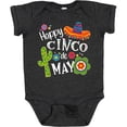 thumbnail image 3 of Inktastic Happy Cinco de Mayo- Sombrero, Cactus, Flowers Boys or Girls Baby Bodysuit, 3 of 5