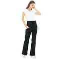thumbnail image 3 of Myra8155 - Spanish-Style Wide-Leg Steel Knit Maternity Pants, 3 of 12