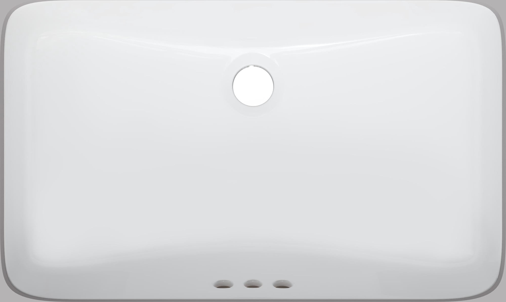 Proflo PF1812U Norris 21" Rectangular Vitreous China Undermount Bathroom Sink Off White