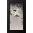 thumbnail image 2 of Koson, Ohara 14x24 Black Modern Framed Museum Art Print Titled - Monkey, hanging from bamboo branch, 2 of 5