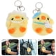 thumbnail image 3 of 2 llaveros de pollito de peluche adorables de dibujos animados para decorar bolsos., 3 of 5