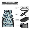 thumbnail image 4 of Yiaed Penguins Whales Print School Backpack College Backpack Daypacks for Students High School Spacious and Durable Daypack for Work and Travel-One Size, 4 of 6