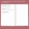 thumbnail image 3 of Clever Fox Password Book 2nd Edition Small – Pocket Password Keeper with Laminated Alphabetical Tabs – Internet Address Notebook & Login Details Organizer Journal – 3.5x5.6” (Wine Red), 3 of 6
