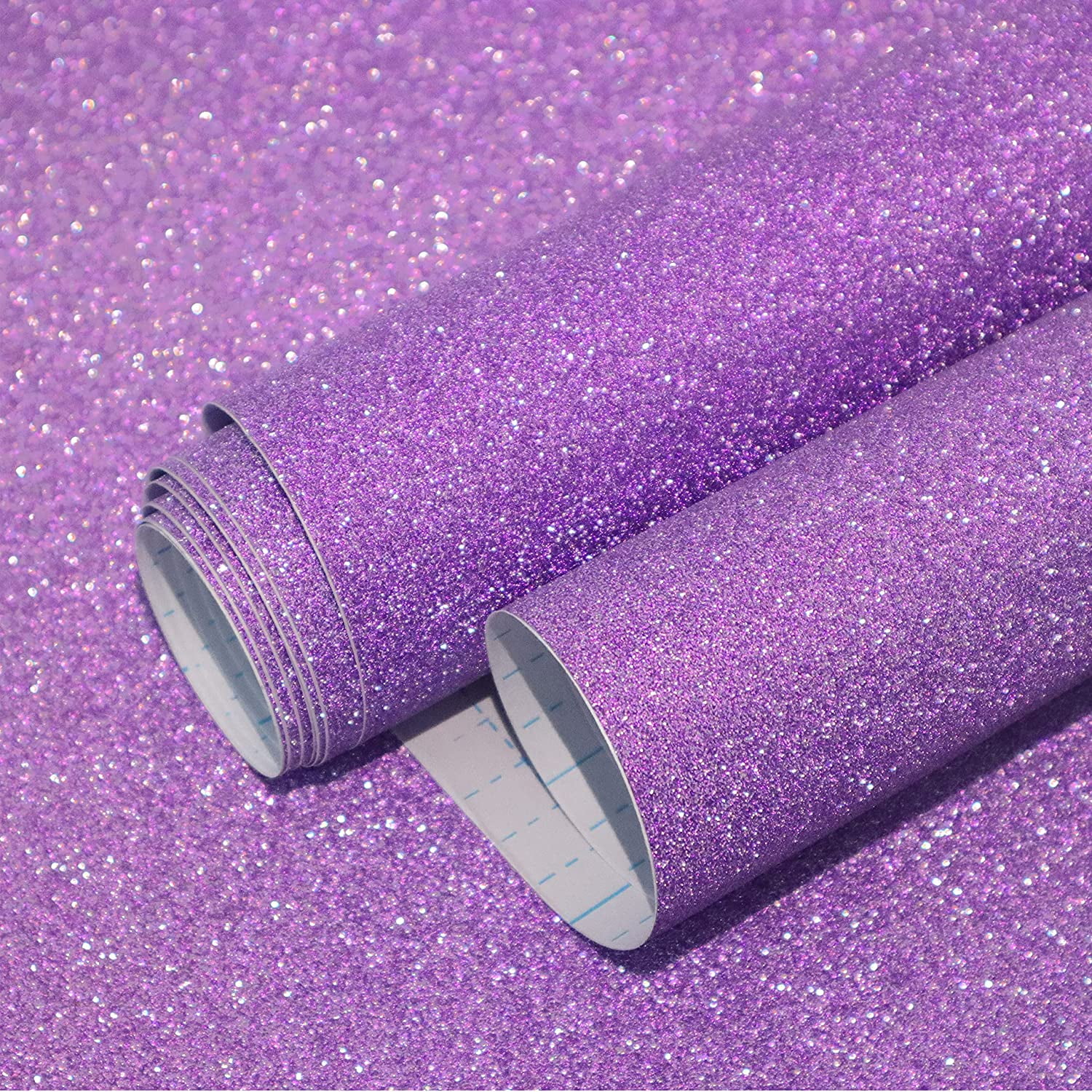 Purple Wallpaper Glitter Contact Paper Purple Glitter Peel and Stick Wallpaper  Sparkle Self Adhesive Paper Vinyl Removable Contact Paper Decorative Wall  Dresser DIY 