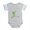 Heather Gray, variant on CafePress - FIN Tree Frog - Cute Infant Baby Football Bodysuit