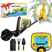 Metal Detector for Kids, GVDV Kids Metal Detector High Accuracy with Backlit LCD Display, Adjustable (32"-40") Metal Detector for Kids ages 7+