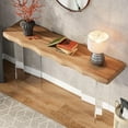 thumbnail image 5 of Finmind Console Table with Acrylic Legs, 47 Inch Narrow Sofa Tables Accent Table, Display Plant Stand Table for Entryway, Hallyway , Easy Assembly, 5 of 5