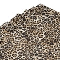 thumbnail image 4 of Shower Curtain, Trendy Leopard fashion print Waterproof Fabric Plastic Shower Curtain, Drying Fast Bathroom Curtain with 9 Buttonholes, Ruffle Shower Curtain 60x72in, 4 of 8