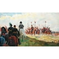 thumbnail image 2 of Henri Chartier 14x10 Gold Ornate Wood Frame and Double Matted Museum Art Print Titled - After the Charge; Hanau 1813 (1896), 2 of 4