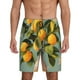 thumbnail image 1 of Fotbe Retro Warm Lemon Flower Pantalones Cortos de Pijama para Hombre, Ropa de Dormir, Pantalones de Pijama Cortos para Hombre-Medium, 1 of 6