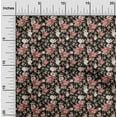 thumbnail image 2 of oneOone Cotton Cambric Black Fabric Florals Diy Clothing Quilting Fabric Print Fabric By Yard 56 Inch Wide, 2 of 4