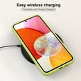 thumbnail image 6 of Slim Liquid Silicone Case for Galaxy A54, with Scratch-Resistant Microfiber Lining Anti-Slip and Shock Absorption Soft Silicone Protective Case for Samsung Galaxy A54 5G 2023 (YellowGreen), 6 of 14