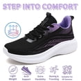 thumbnail image 4 of PPCHVOMEY Fashion Sneakers Women Arch Support Mesh Breathable Lightweight Athletic Shoes with Non-Slip Sneakers Unisex for Running Casual & Work, 4 of 8