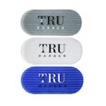 thumbnail image 1 of TRU BARBER Paquete de pinzas para el cabello, paquete de 6 piezas para hombres y mujeres, pinzas para el cabello de salón y barbero para peinar las empuñaduras del soporte del cabello (azul gris blanc, 1 of 5