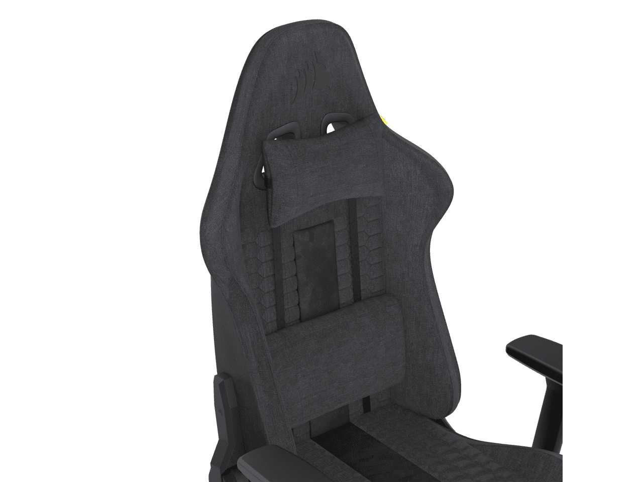 Corsair TC100 RELAXED Gaming Chair (Fabric Grey/Black)