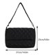 thumbnail image 2 of Bolso Mujer Invierno Acolchado Hombro Moda Casual Bolso De Compras Negro, 2 of 9