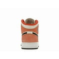 thumbnail image 4 of Jordan Kid's 1 Mid SE Orange Suede Shoes, from StockX, 4 of 5