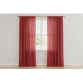 thumbnail image 2 of Solid Poplin Window Curtain or Photography Backdrop 58" Wide - Red, 2 of 5