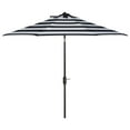 thumbnail image 2 of Safavieh Iris 9' Market Auto Tilt Patio Umbrella, Navy/White, 2 of 6