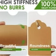 thumbnail image 5 of 180 Pcs Gift Tags with String Attached Kraft Paper Blank for Price Tag Gift Bag Hang Tags Box Labeling Clothes Craft Wedding Christmas Presents Halloween (Brown 180pcs), 5 of 6