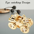 thumbnail image 7 of Matashi Home Decorative Tabletop Showpiece 24K Gold Plated Crystal Studded Open Top Jeep 4WD Off Roader Ornament, 7 of 7