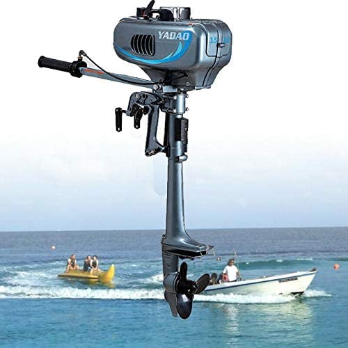 SHZICMY 2Stroke 3.5HP Electric Outboard Motor Trolling Outboard Boat
