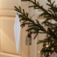 thumbnail image 6 of LGHDIWN 6 Pcs Christmas Finial Ornaments Shatterproof Plastic Finial Ball Drop Ornaments, Christmas Tree Hanging Decorations for Holiday, Vintage Drop Finial Pendant, 6 of 7