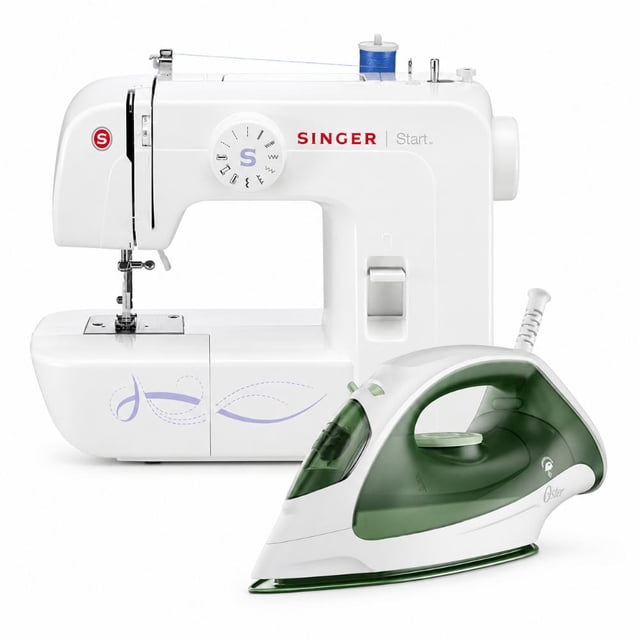 Combo con Máquina De Coser Singer Start 1306 + Plancha de Vapor GCSTBS3803 Oster