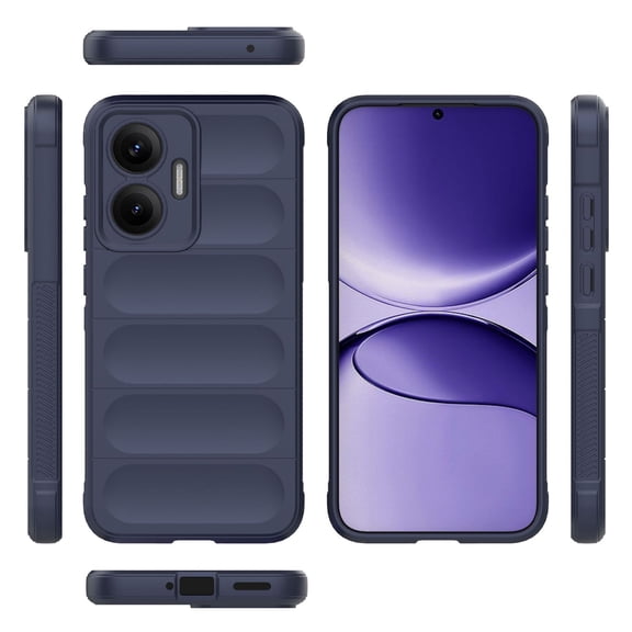 for iPhone 16 Case, Liquid Silicone Soft Gel Rubber Slim Cover with Microfiber Cloth Lining Cushion Shockproof Full Body Protective Case for iPhone 16,Darkblue