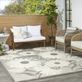 thumbnail image 5 of Nourison Aloha Indoor/Outdoor Beige 7' x 10' Area Rug, (7x10), 5 of 9