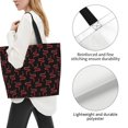 thumbnail image 3 of Disketp Red Snake Bolsa Tote Estampada para Mujer, Bolso de Hombro y de Mano para Compras y Viajes, 3 of 8