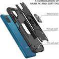 thumbnail image 3 of Wekity for Samsung Galaxy A12 Case, Military Grade Heavy Duty Armor Protection Phone Case 15ft. Drop Tested Cover with Magnetic Ring Kickstand and HD Screen Protector for Samsung A12, Red, 3 of 5