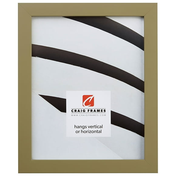 Craig Frames Confetti Modern Olive Green Picture Frame 13 x 19 Inch